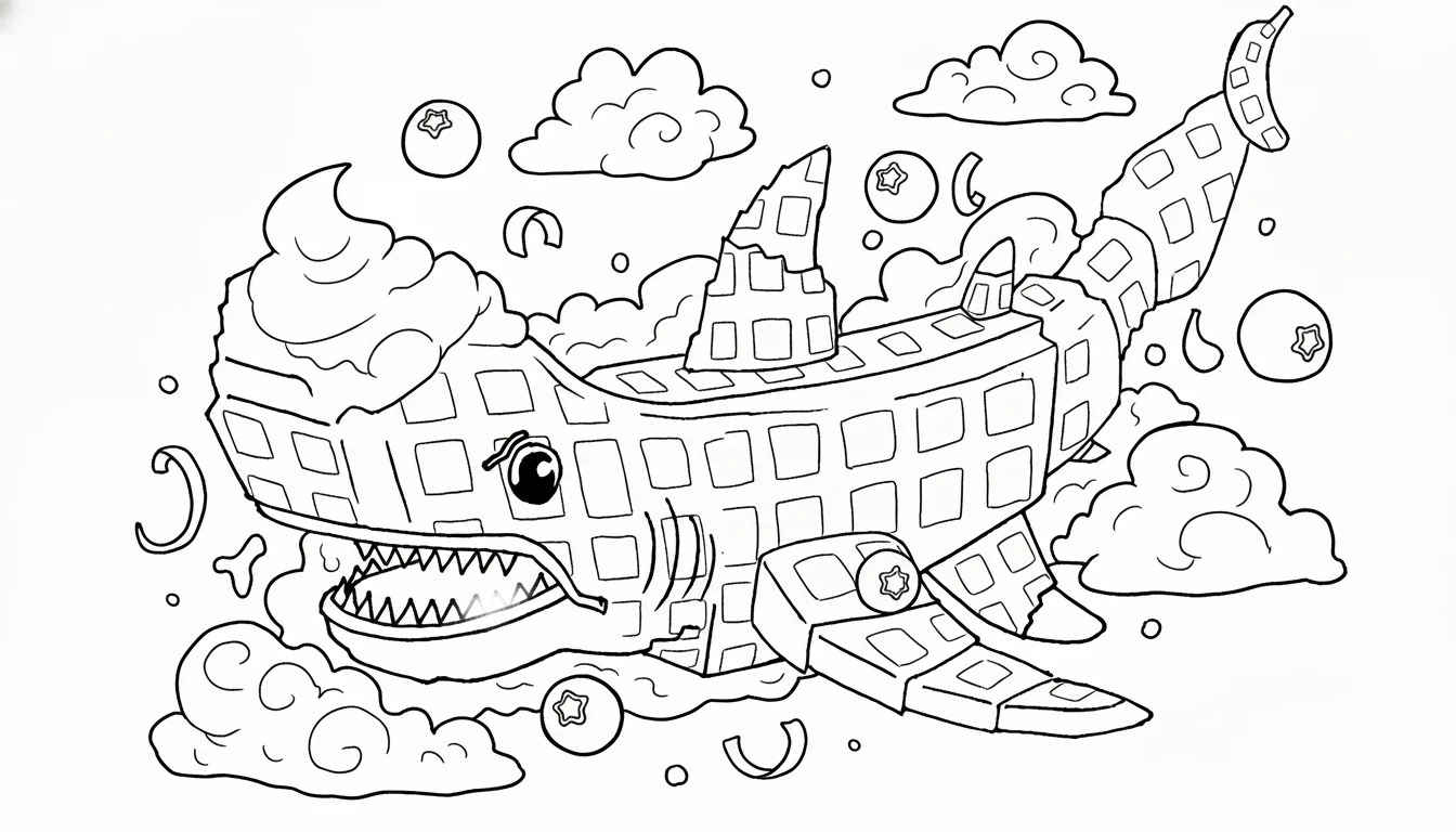 coloriage Squalanana gratuit en ligne