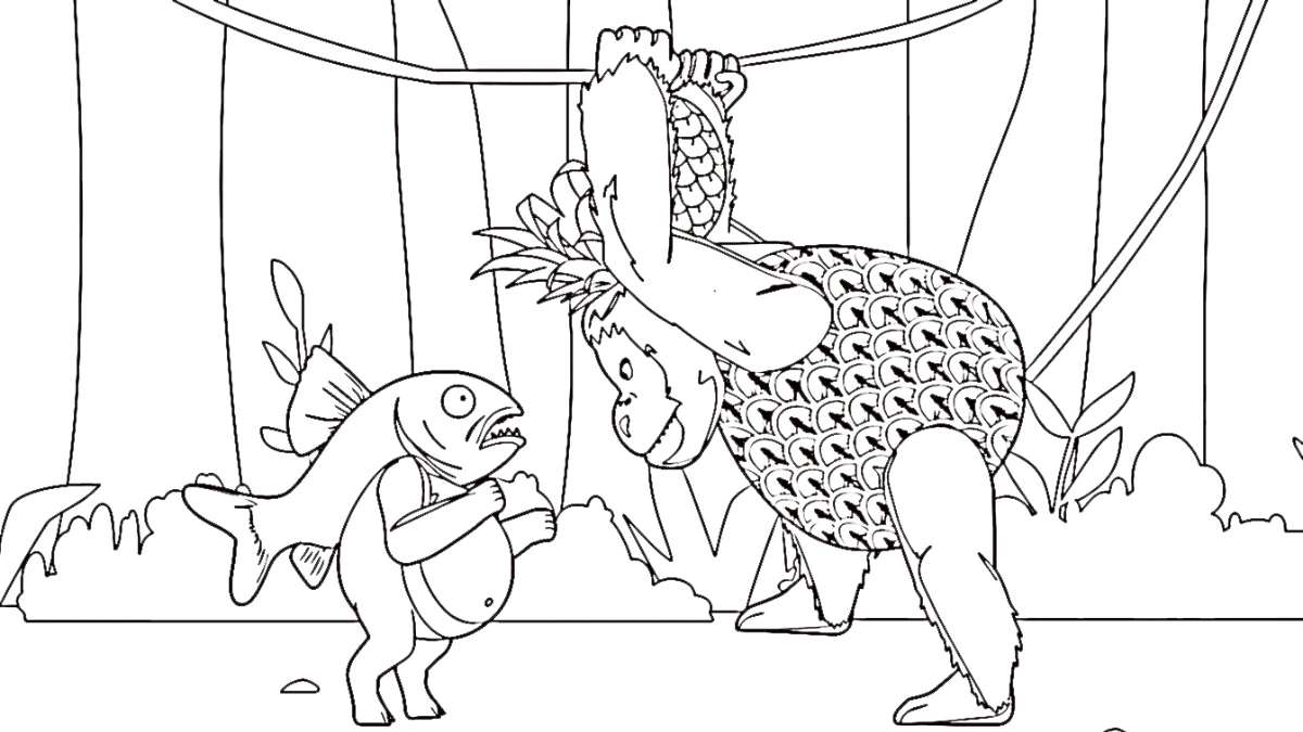 coloriage Trippi Troppi Troppa Trippa pour enfant gratuit