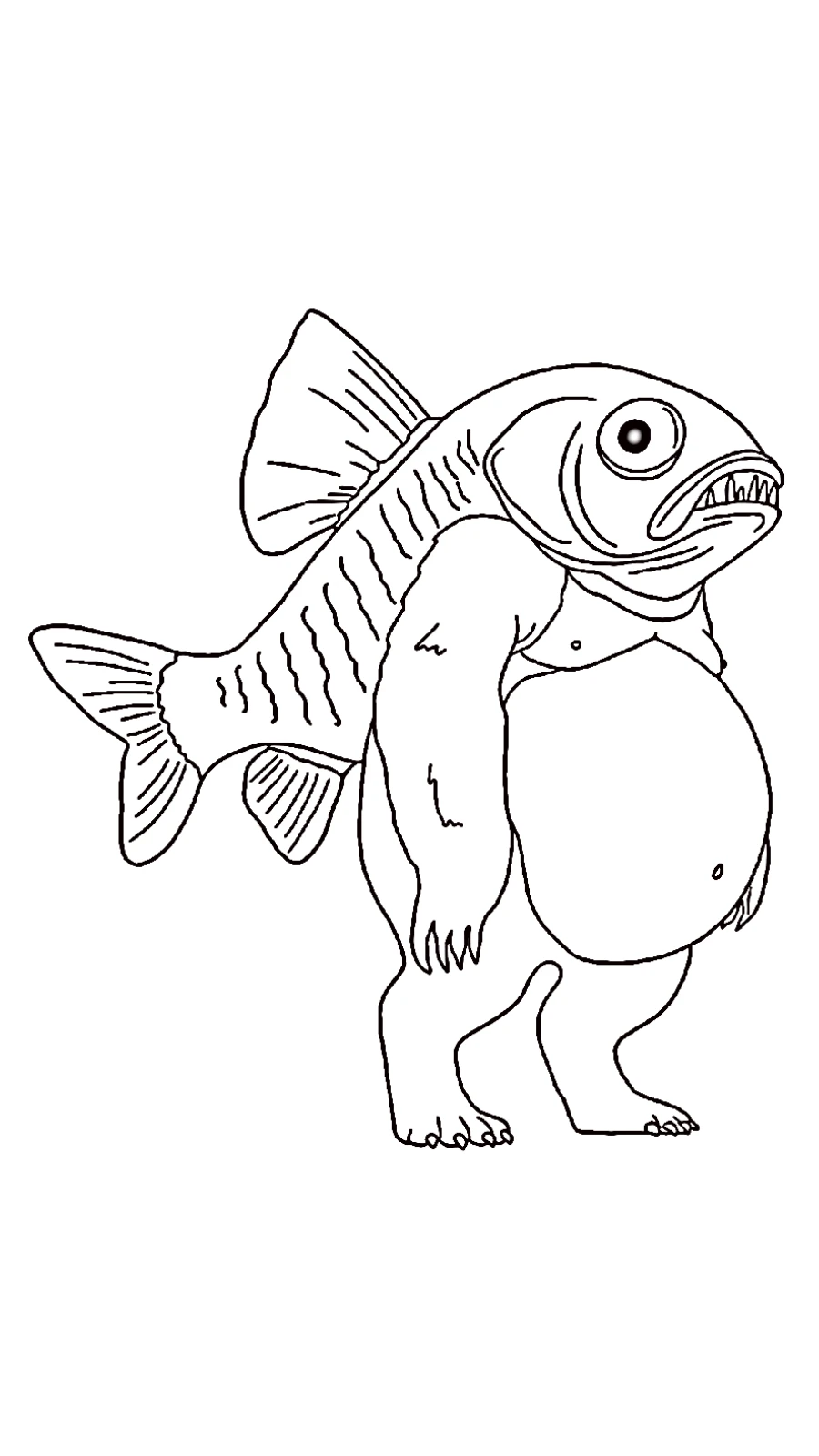 coloriage Trippi Troppi Troppa Trippa à imprimer pour enfant de 2 ans