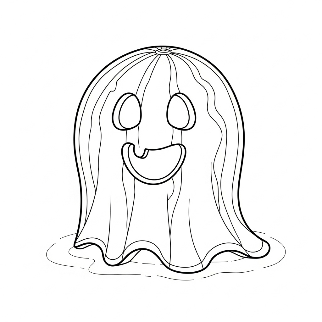 coloriage Pastèque updated à imprimer pdf gratuit
