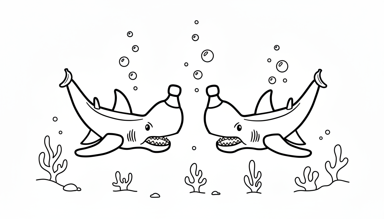 image pour coloriage Squalanana enfant