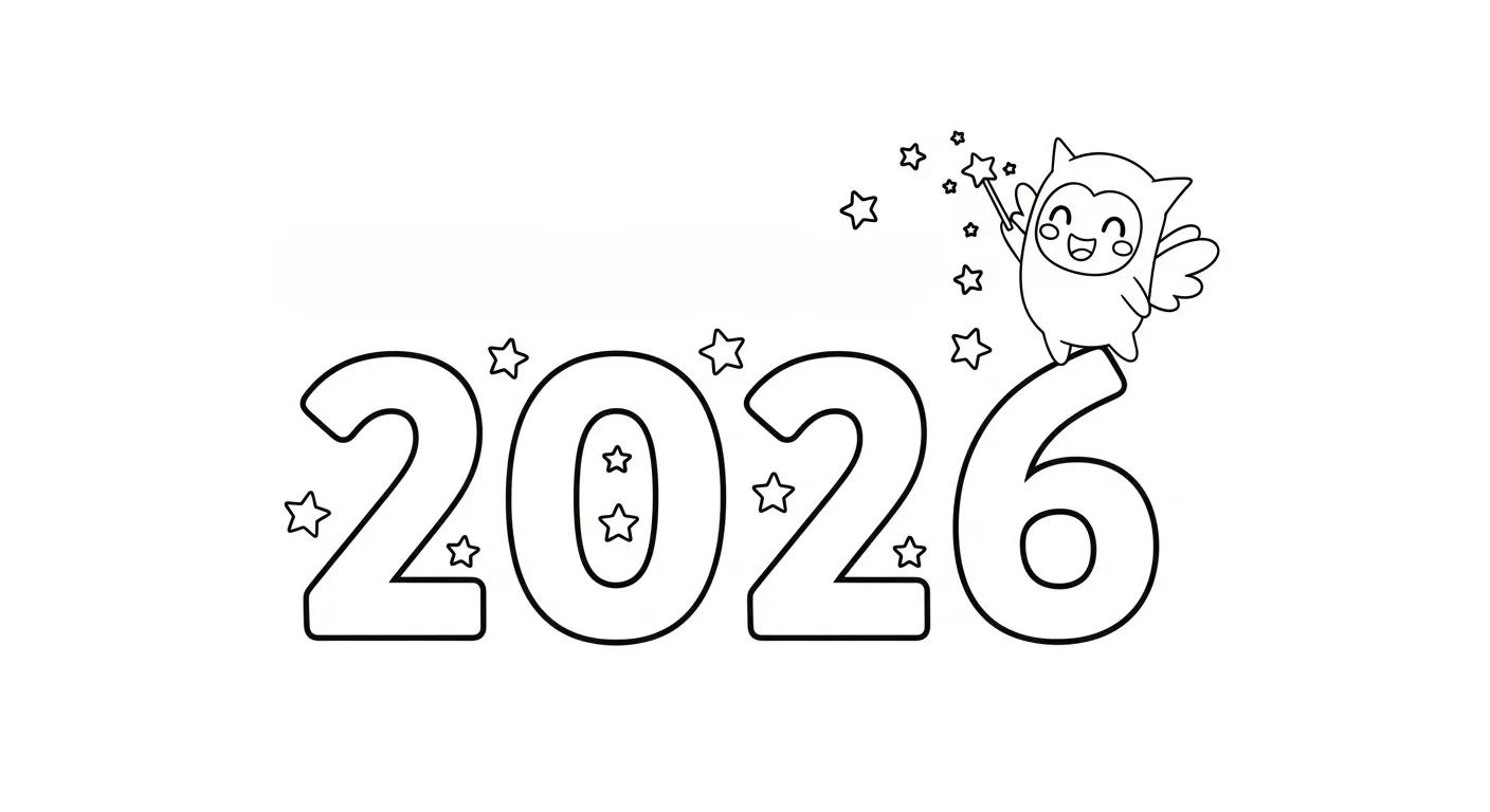 coloriage 2026 pour enfant de 2 ans