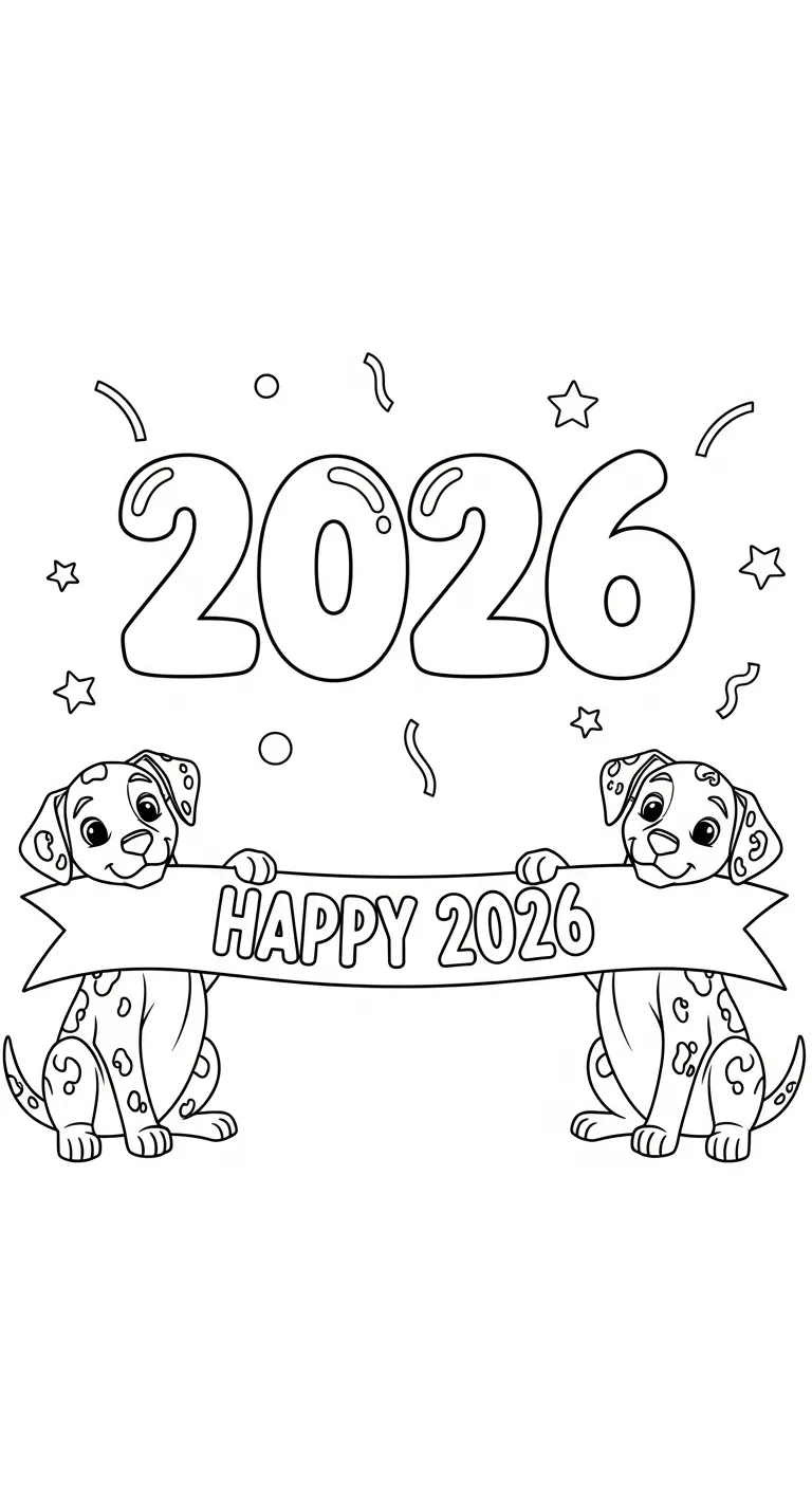 coloriage 2026 pour enfant