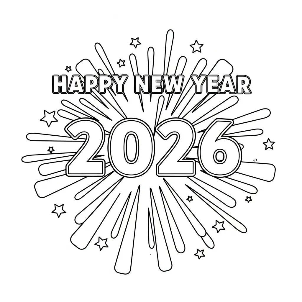 coloriage 2026 et apprentissage