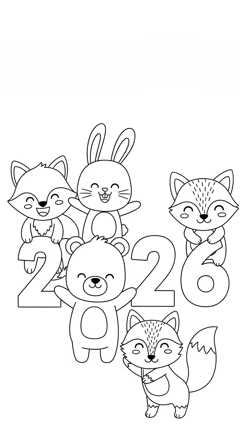 coloriage 2026 a telecharger