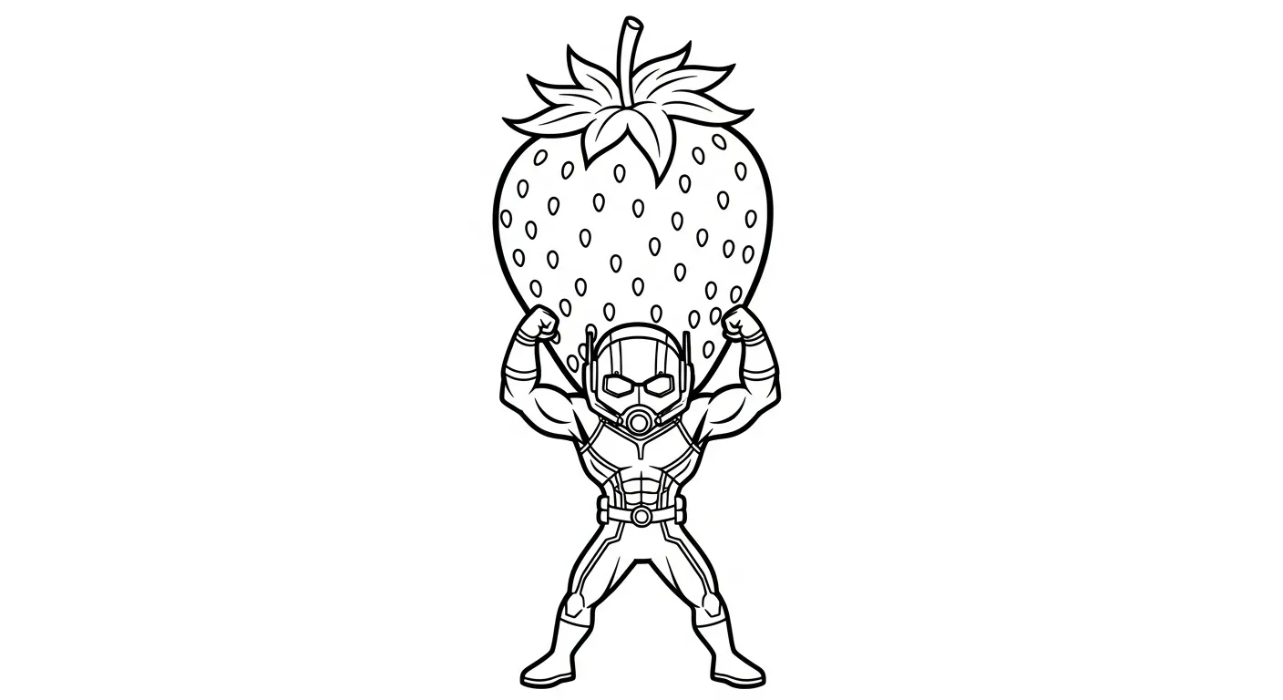 coloriage Ant Man gratuit en ligne