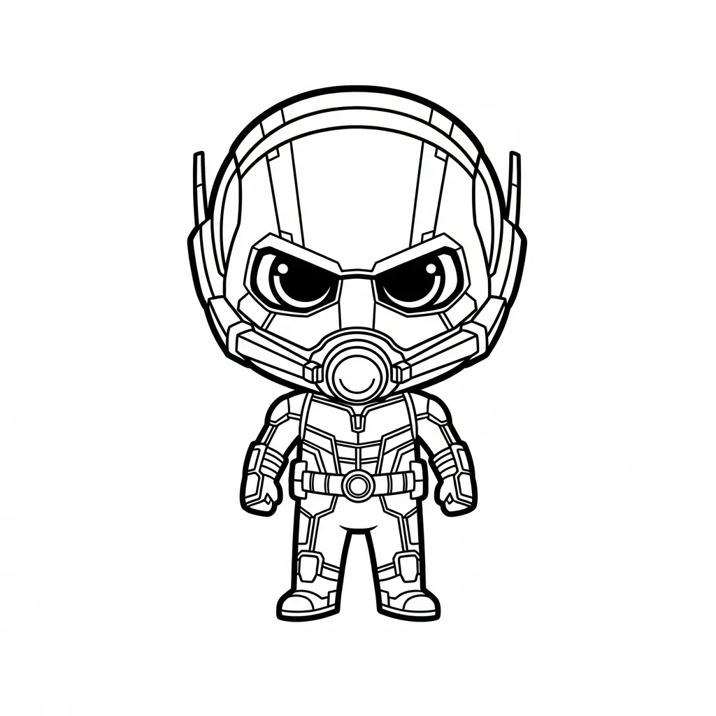 coloriage Ant Man pour enfants à imprimer