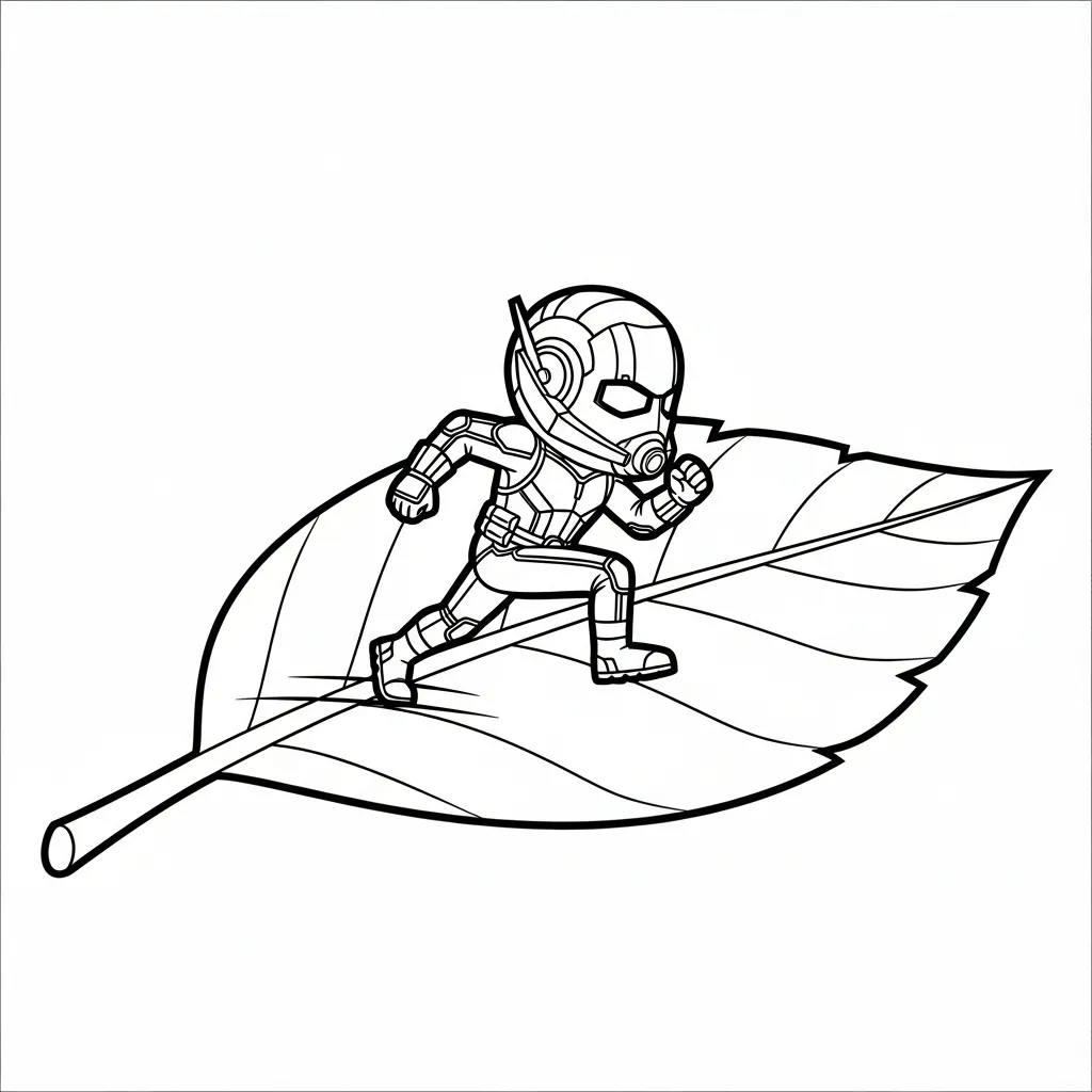 coloriage Ant Man et dessin a imprimer