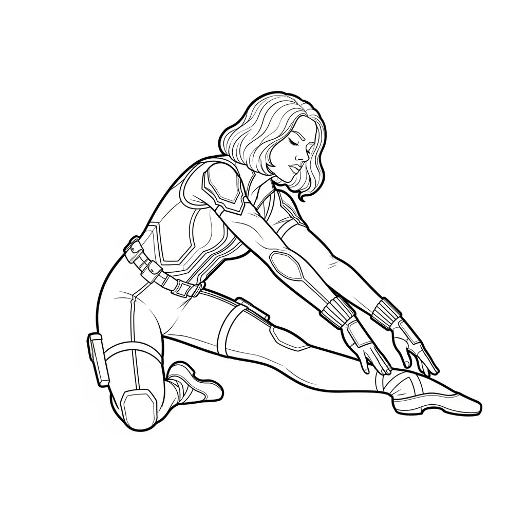 coloriage Avengers à imprimer pour enfant de 4 ans