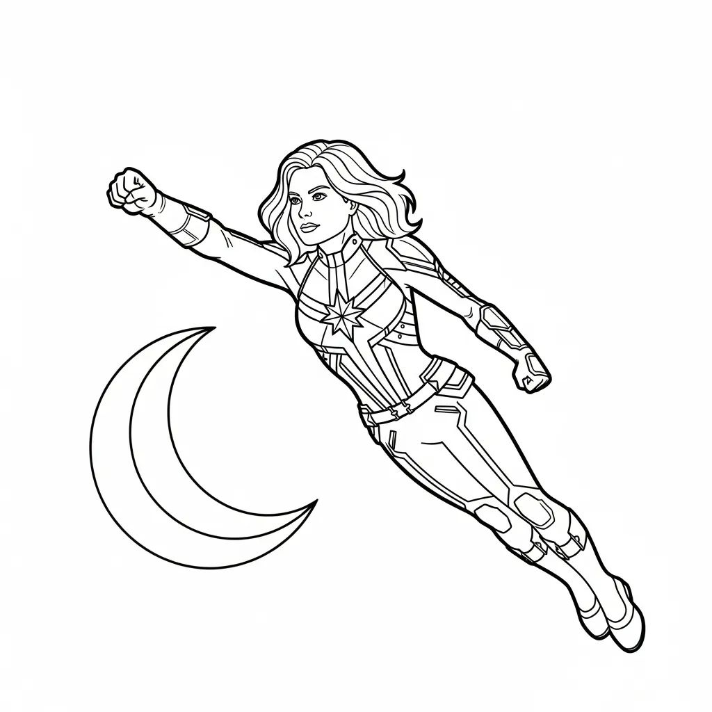 coloriage Avengers à imprimer pour enfant de 4 ans 1