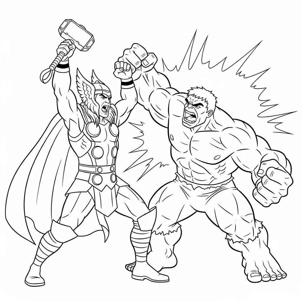 coloriage Avengers a imprimer gratuit