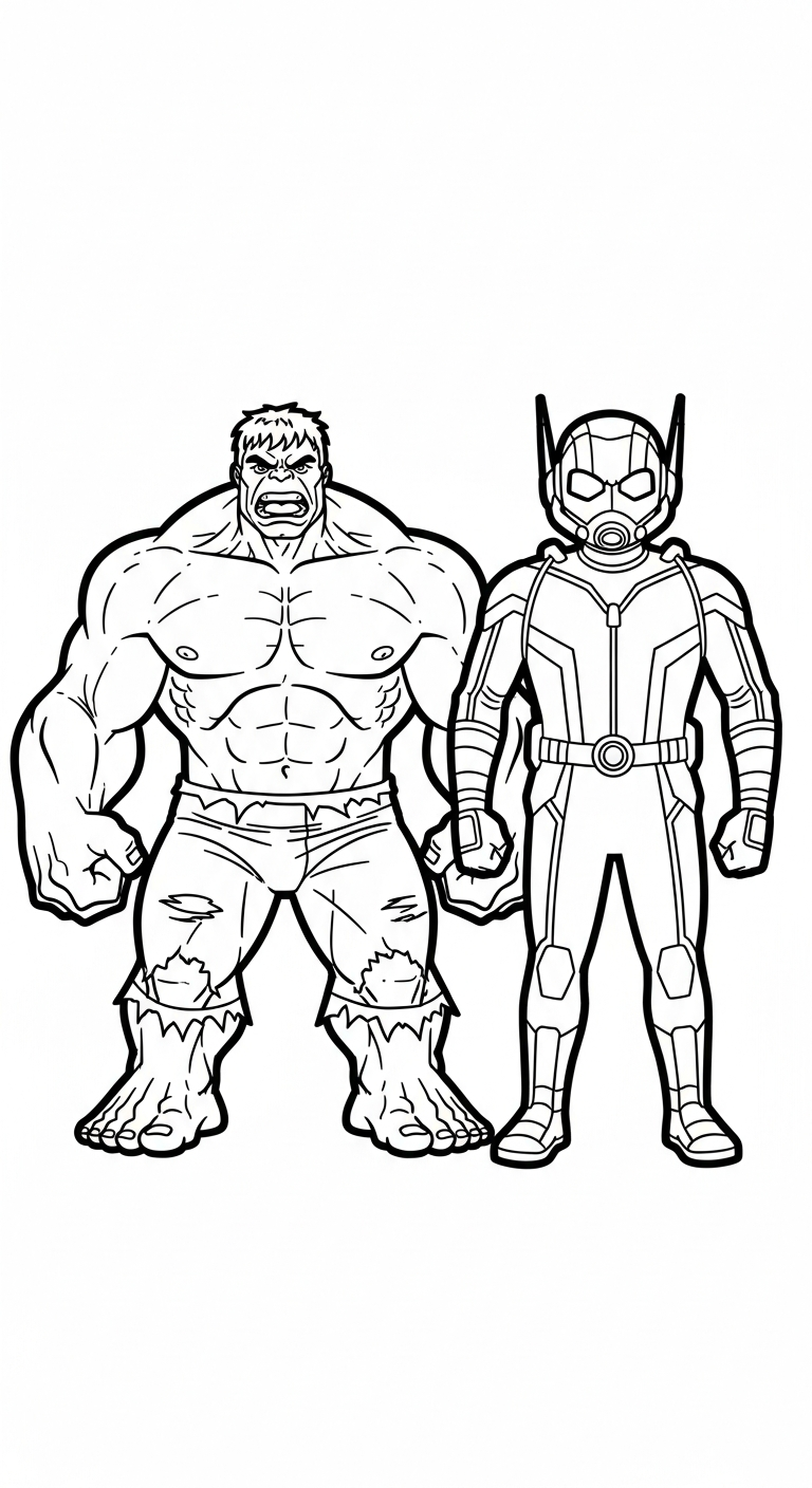 coloriage Avengers et decoupage a imprimer gratuit