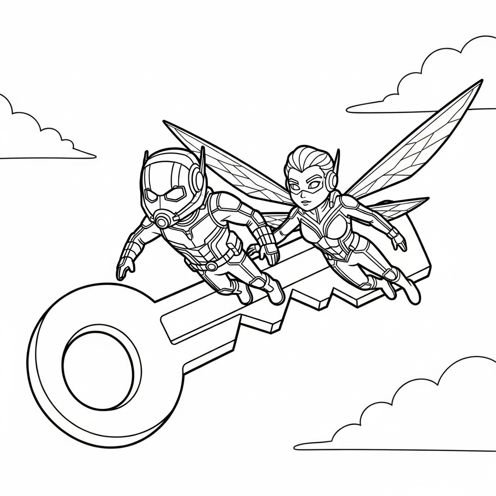 image de coloriage Avengers pour enfant 1