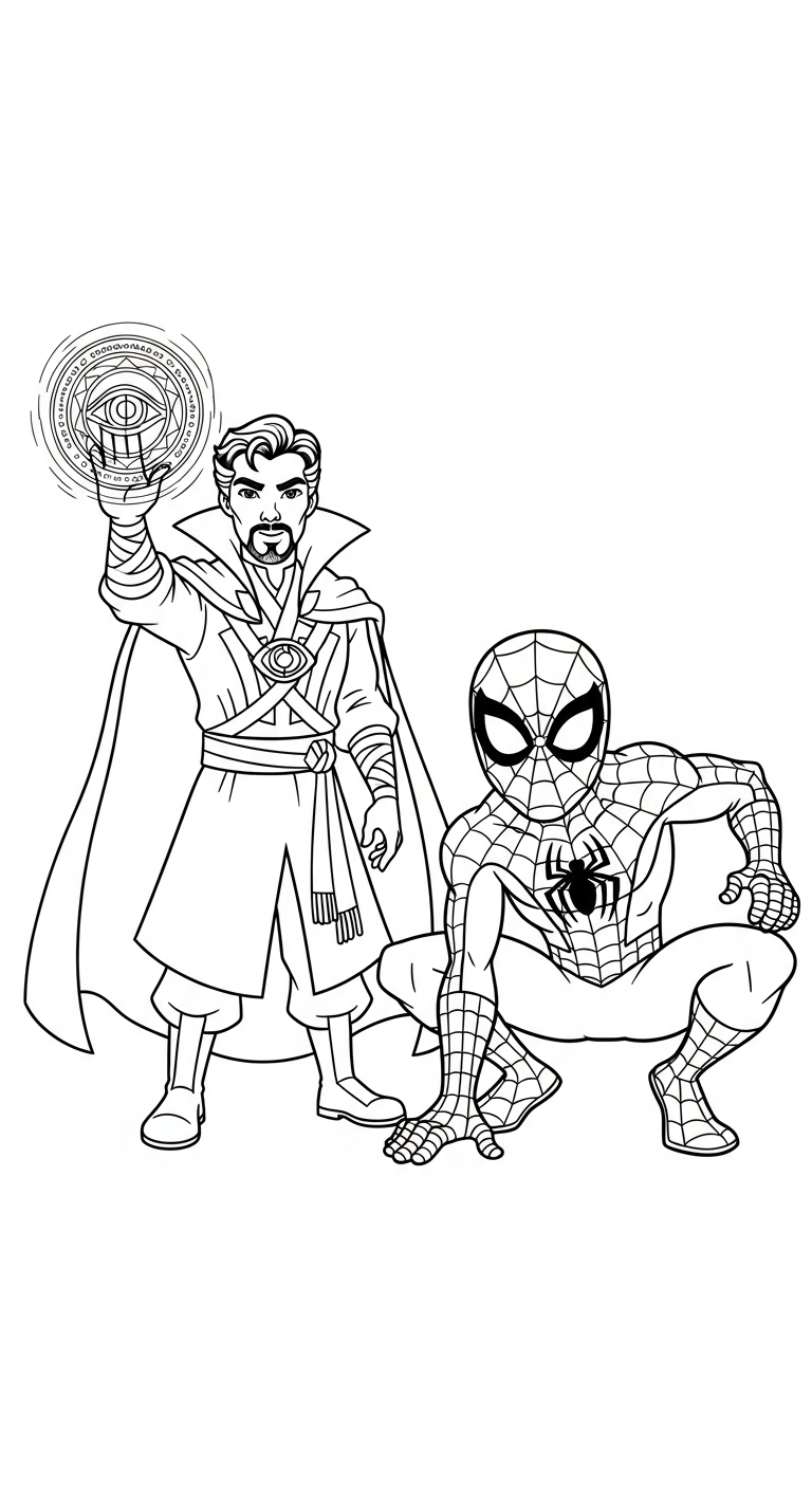 coloriage Avengers pour enfants à télécharger
