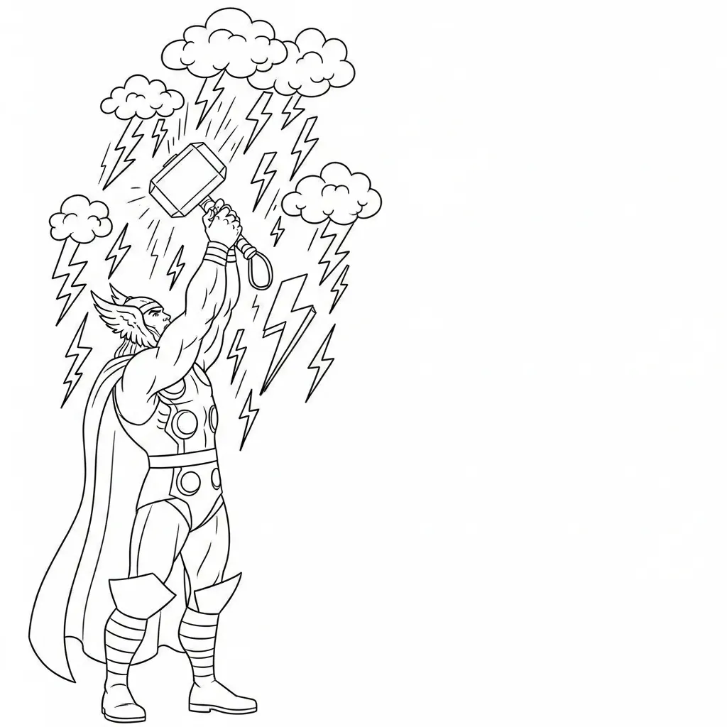 image de coloriage Avengers pour enfant 2