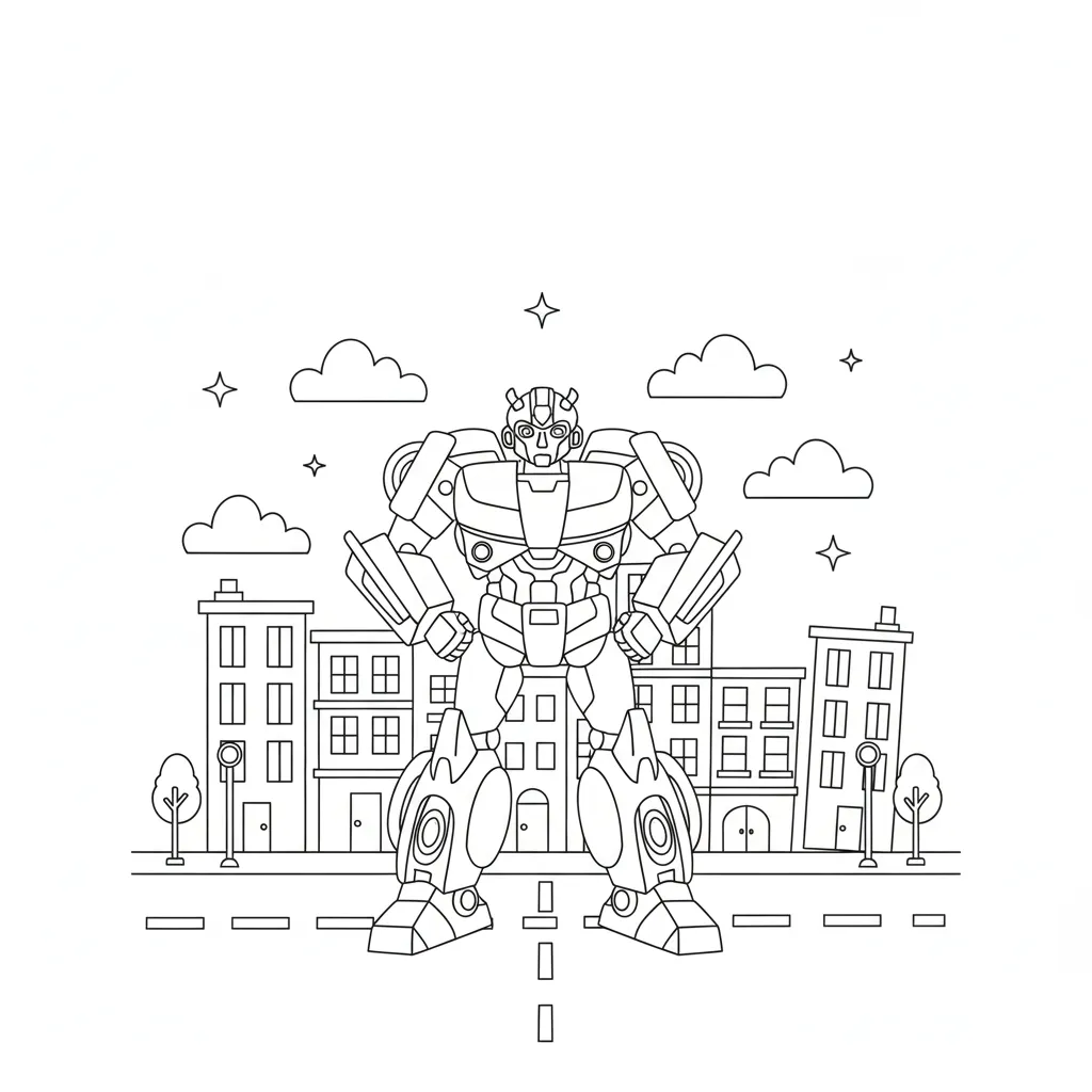 coloriage Bumblebee gratuit