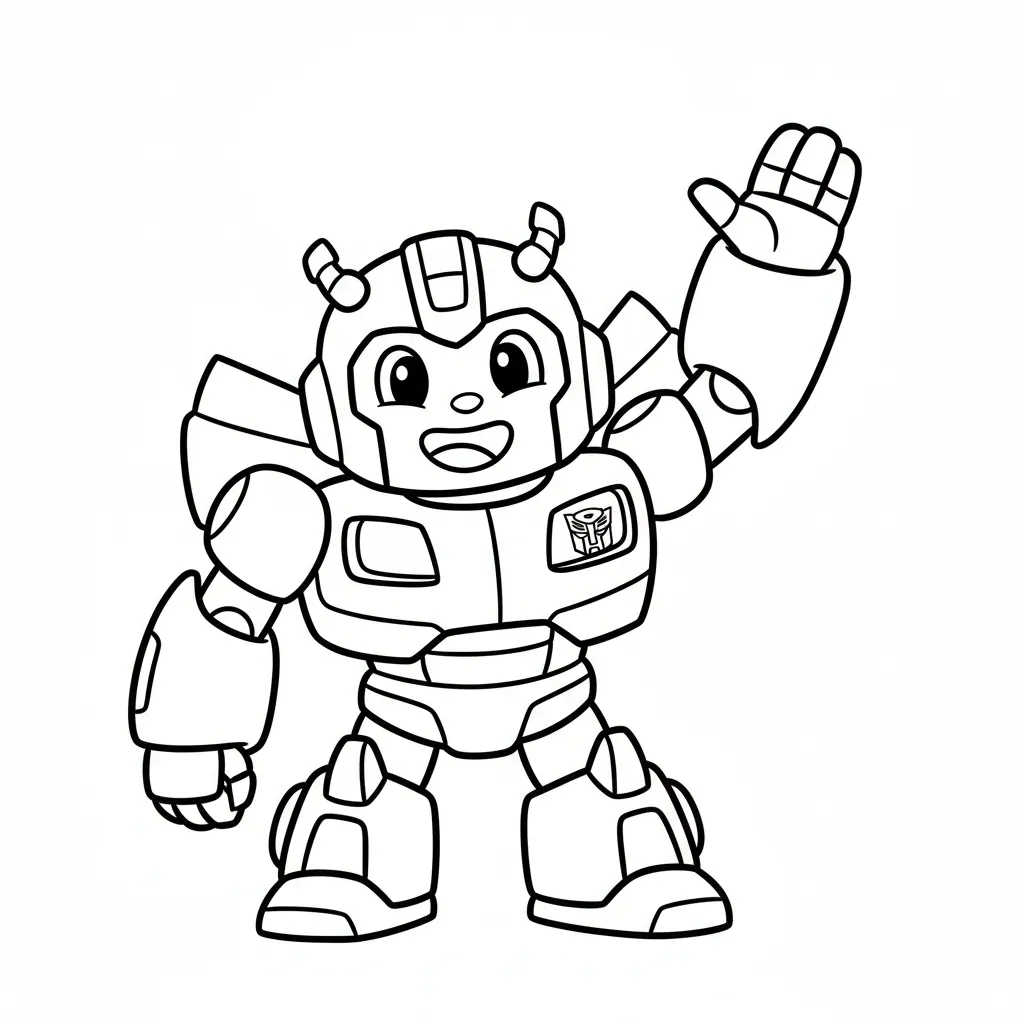 imprimer coloriage Bumblebee gratuit