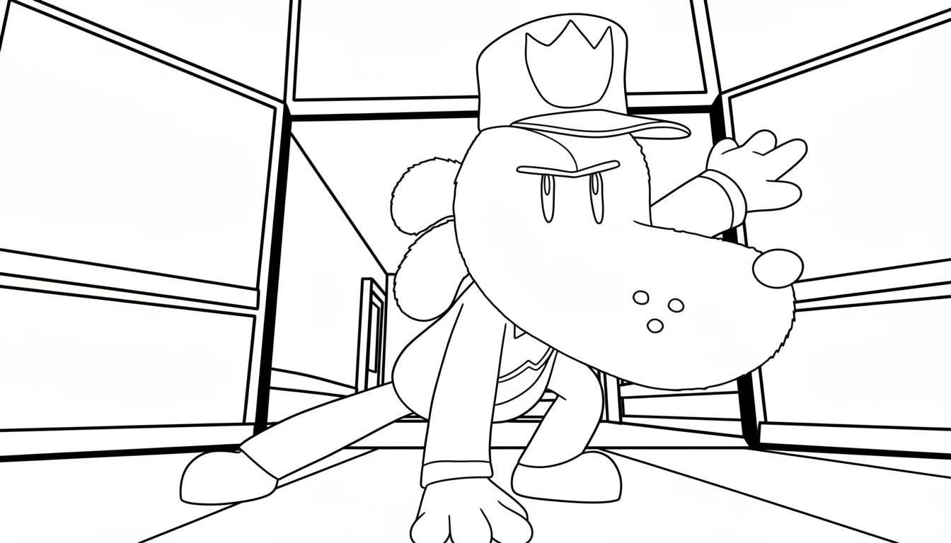 coloriage Dog Man gratuit pour enfants