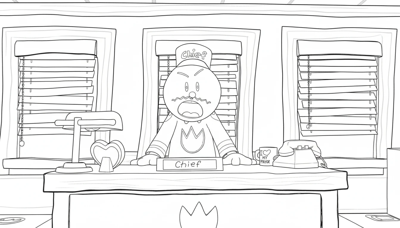 coloriage Dog Man a dessiner en ligne 1