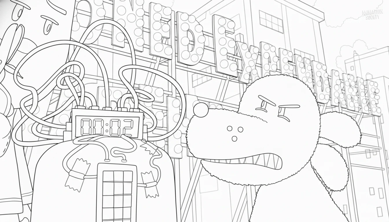 coloriage Dog Man à imprimer pour enfant de 10 ans