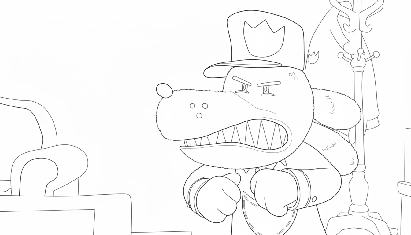 imprimer coloriage Dog Man