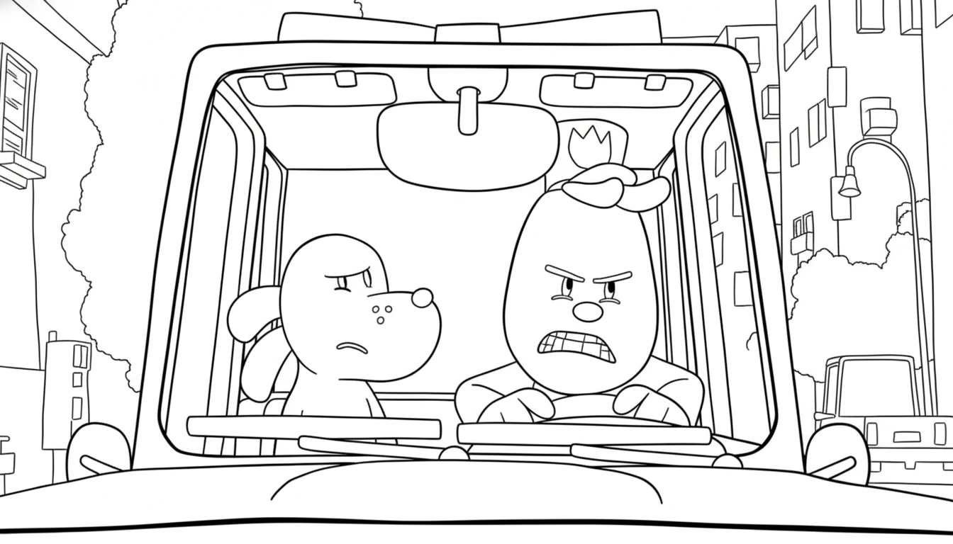 coloriage Dog Man a telecharger