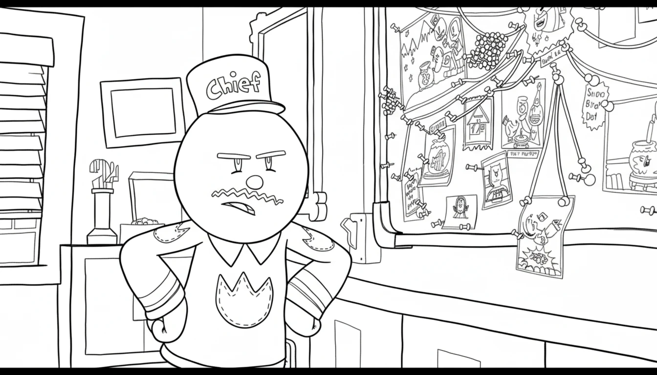 imprimer coloriage Dog Man gratuit 1