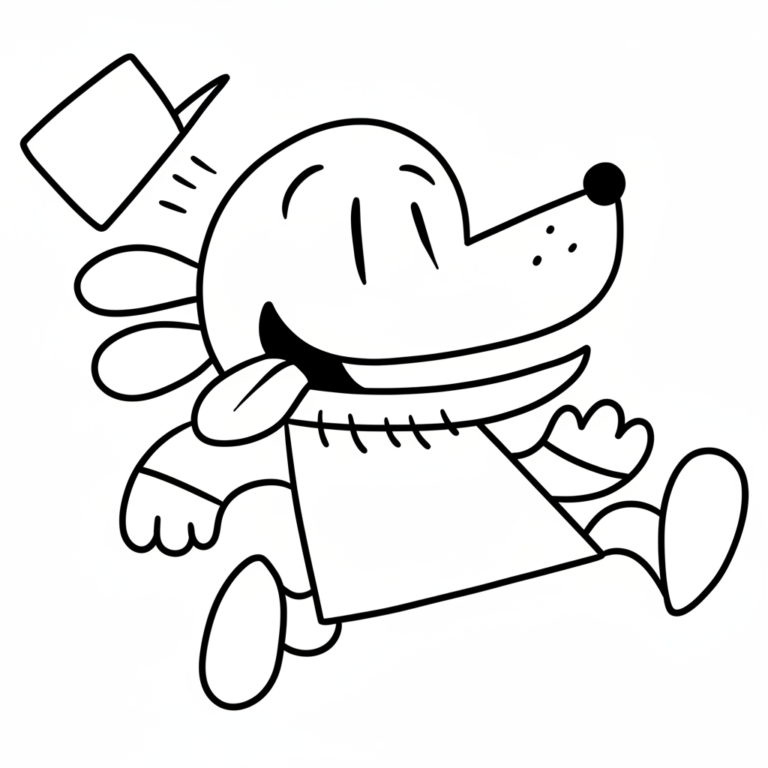 Coloriage Dog Man