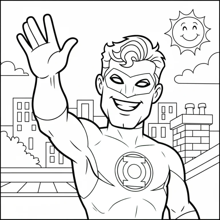 Coloriage Green Lantern
