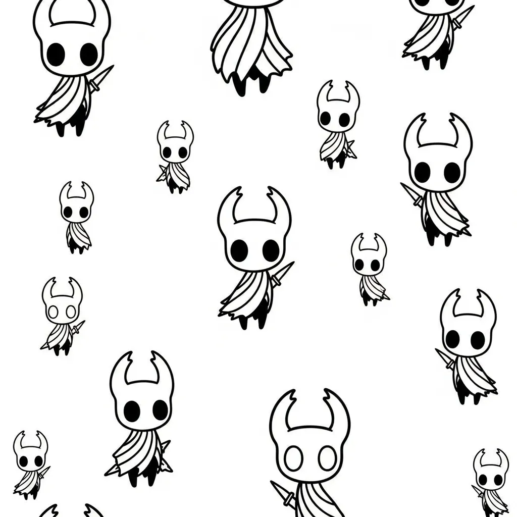 coloriage Hollow Knight et dessins 1