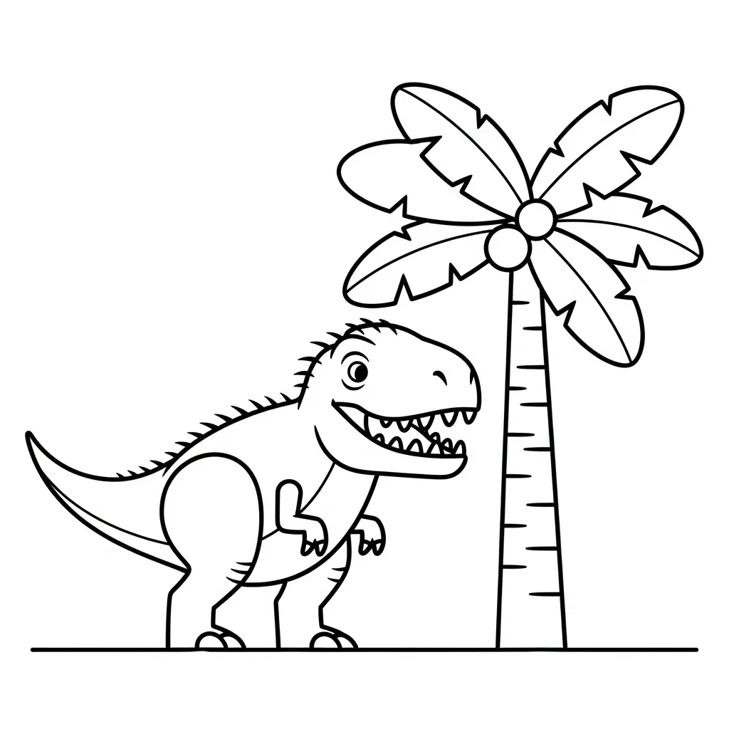 coloriage Indominus Rex pour enfant de 5 ans