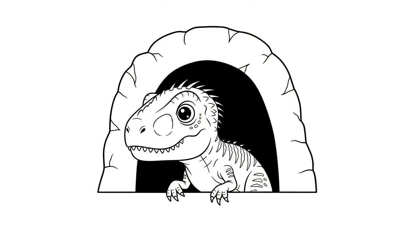 coloriage Indominus Rex a telecharger