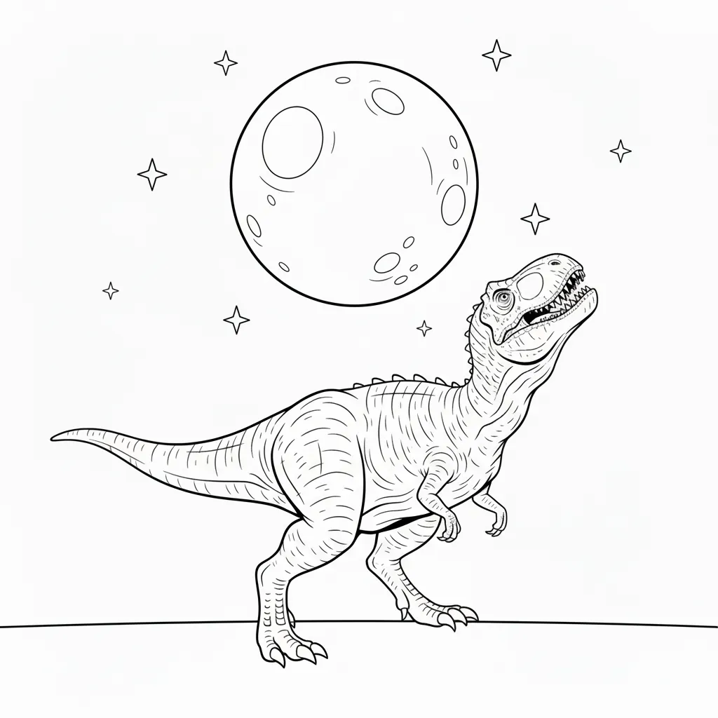 coloriage Indominus Rex gratuit à imprimer
