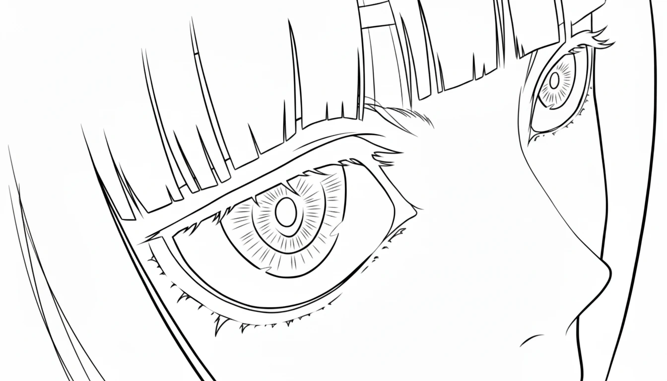 coloriage Kakegurui à imprimer pour enfant de 12 ans