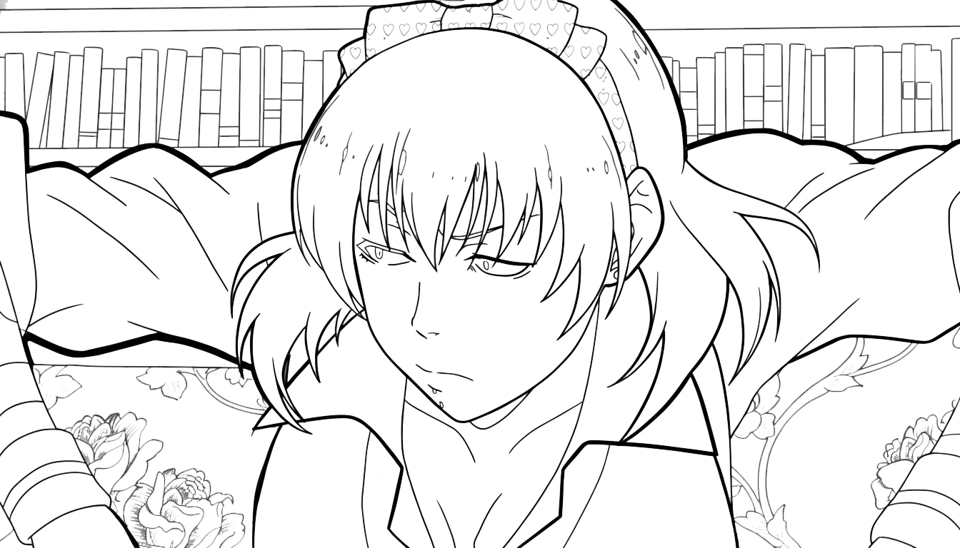 coloriage Kakegurui a dessiner et imprimer