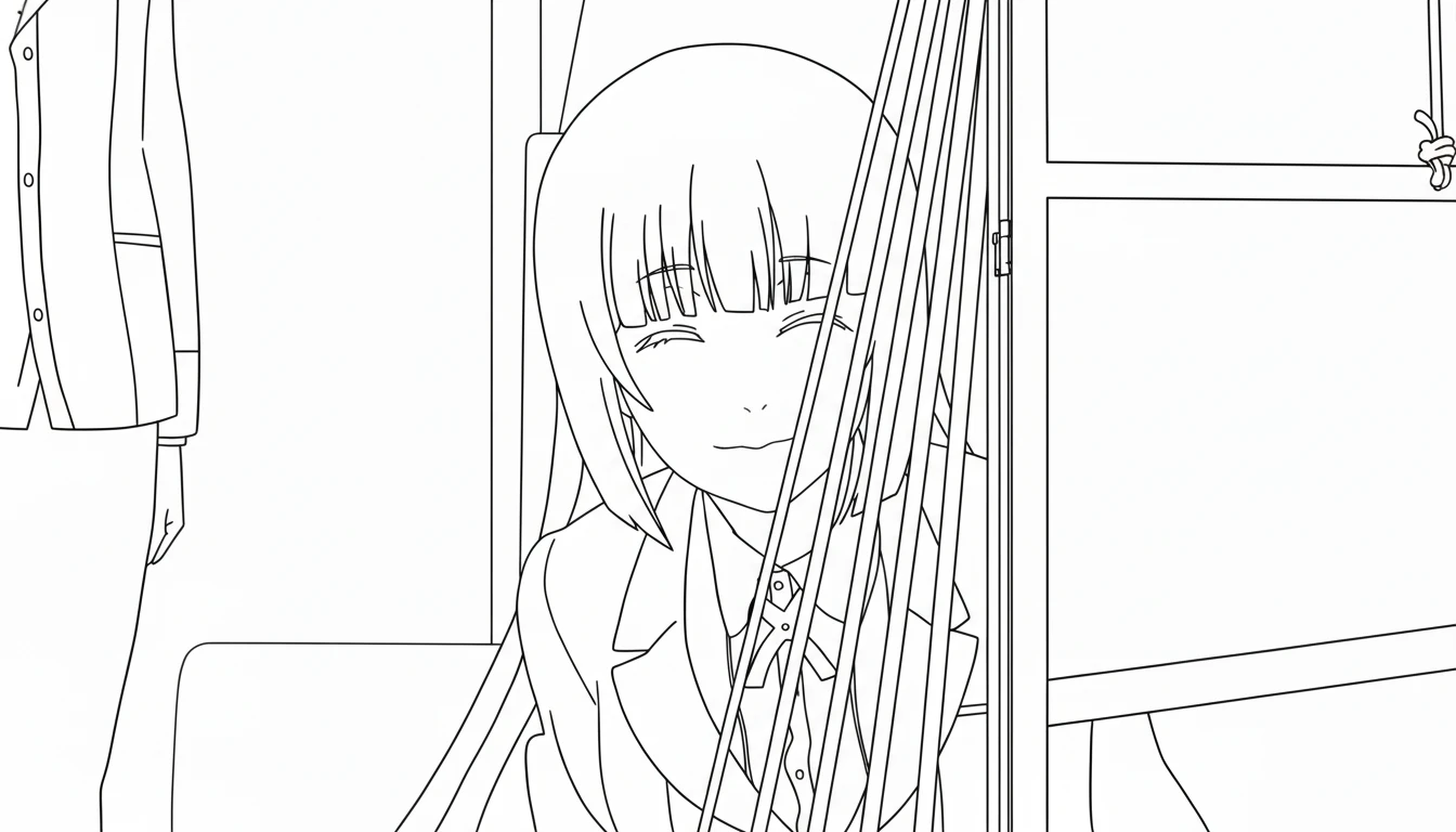 coloriage Kakegurui à imprimer pour enfant de 8 ans