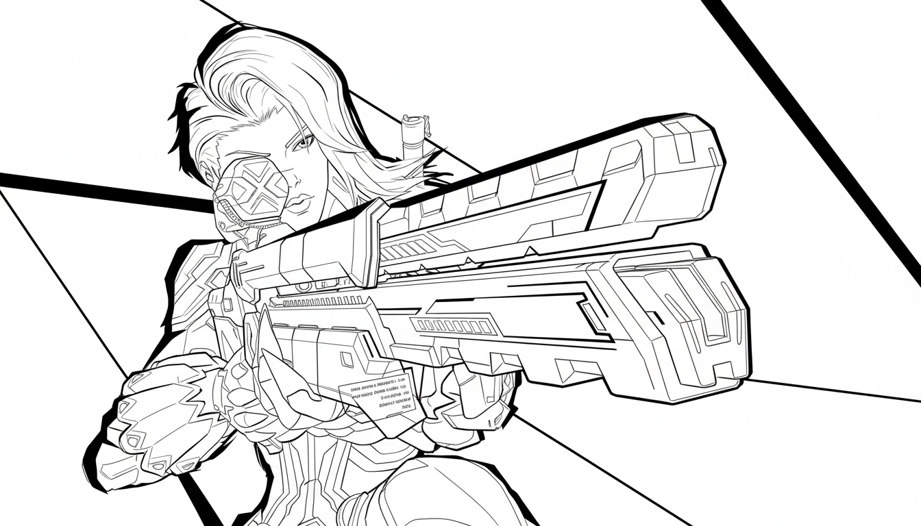 coloriage Marvel Rivals d'enfant a imprimer