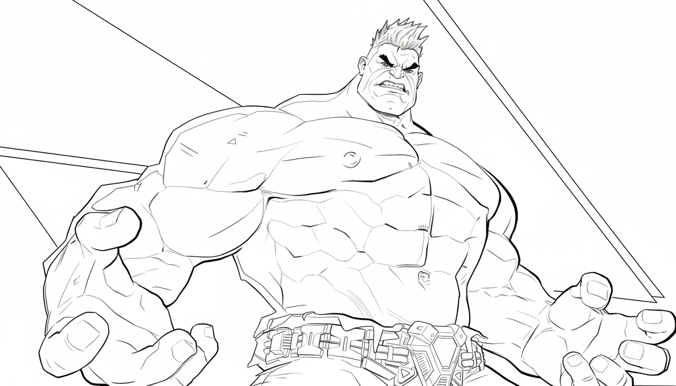 coloriage Marvel Rivals pour enfant de 2 ans 1