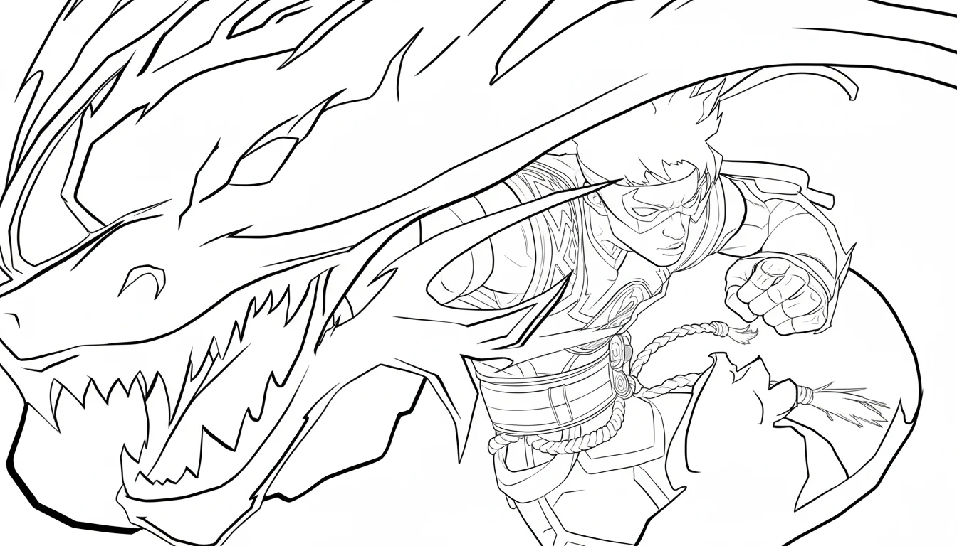 coloriage Marvel Rivals pour enfants a imprimer gratuit