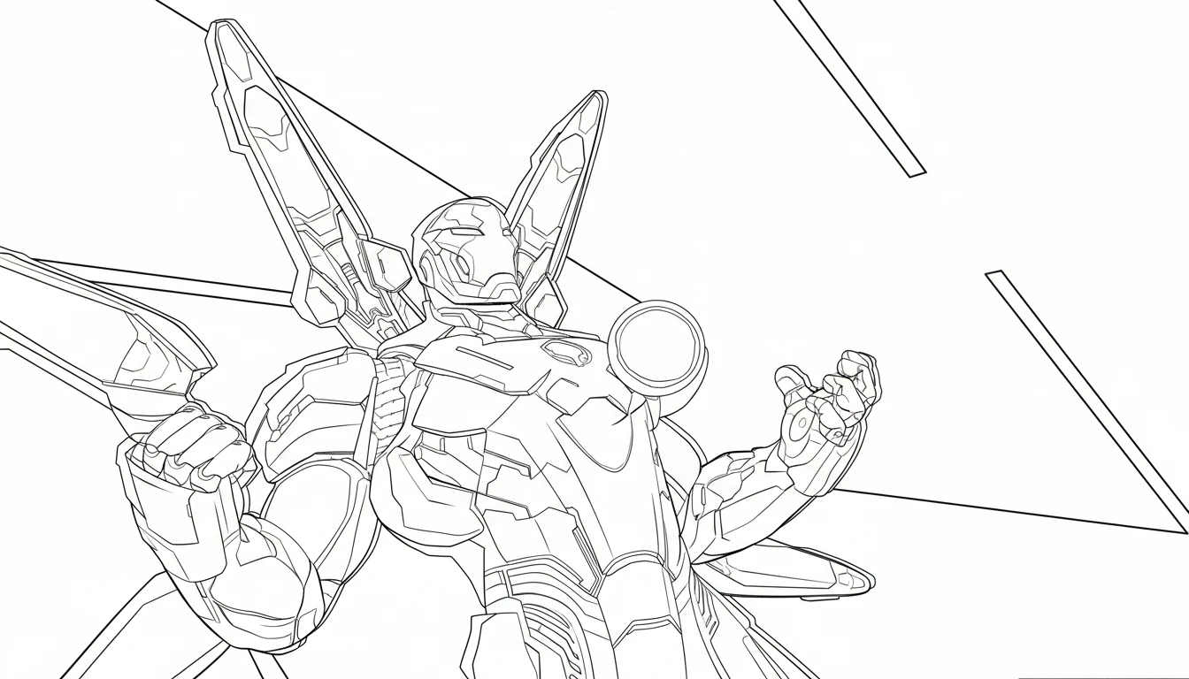 coloriage Marvel Rivals a imprimer gratuit