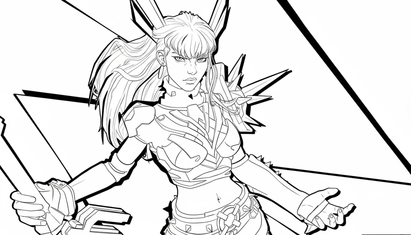 coloriage Marvel Rivals pour enfant à imprimer