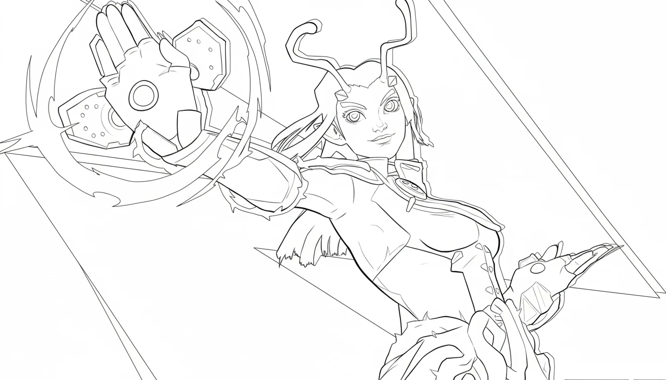 coloriage Marvel Rivals à imprimer pdf