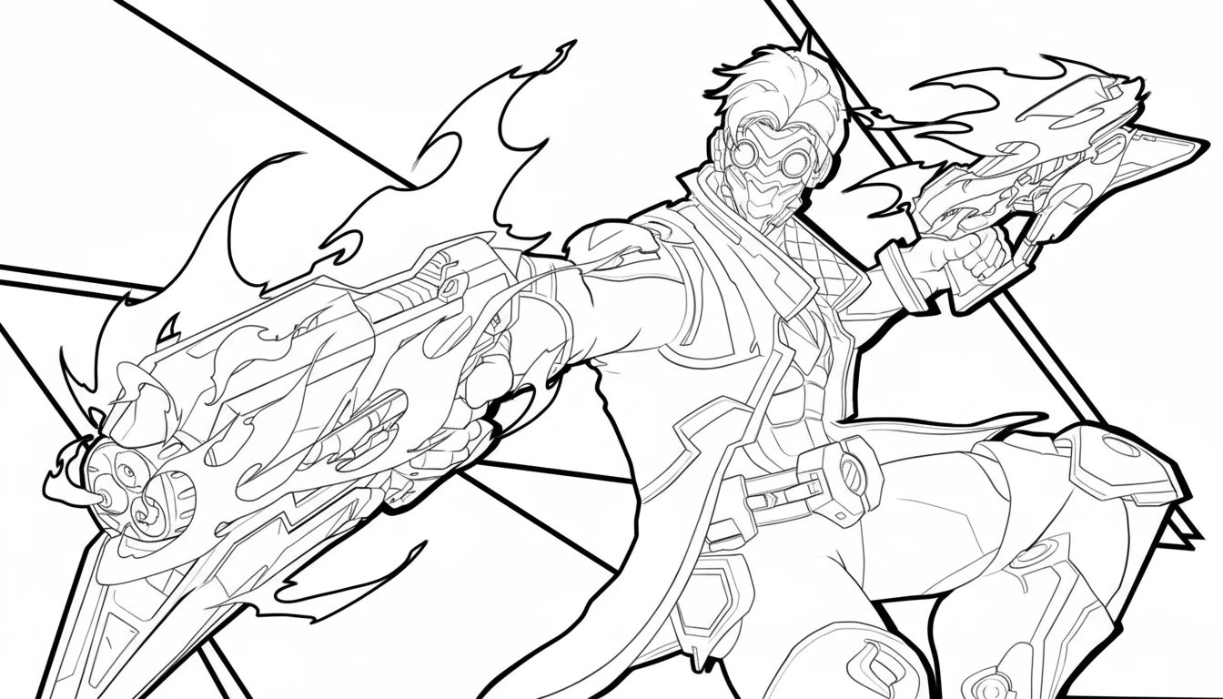 coloriage Marvel Rivals à imprimer gratuitement 1