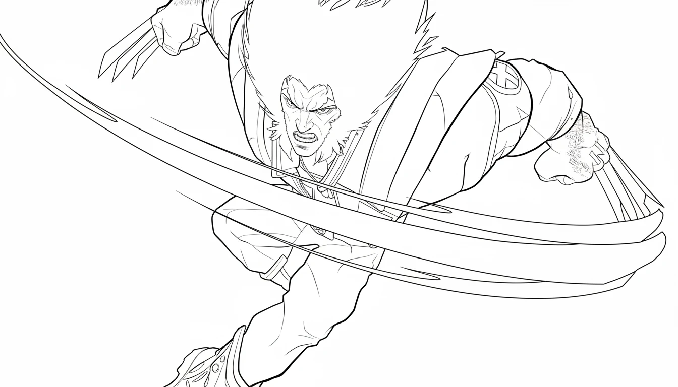 coloriage Marvel Rivals à imprimer gratuitement 2