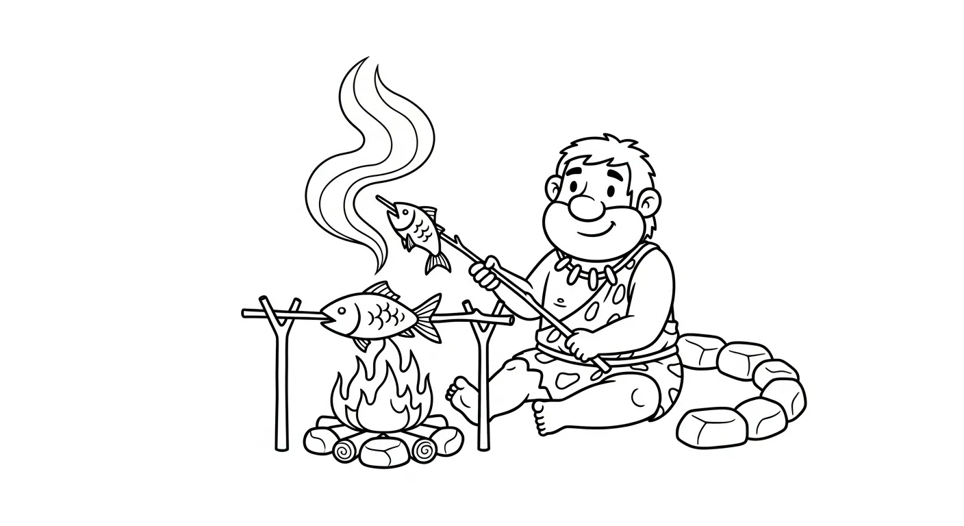 télécharger coloriage Préhistoire gratuit 1