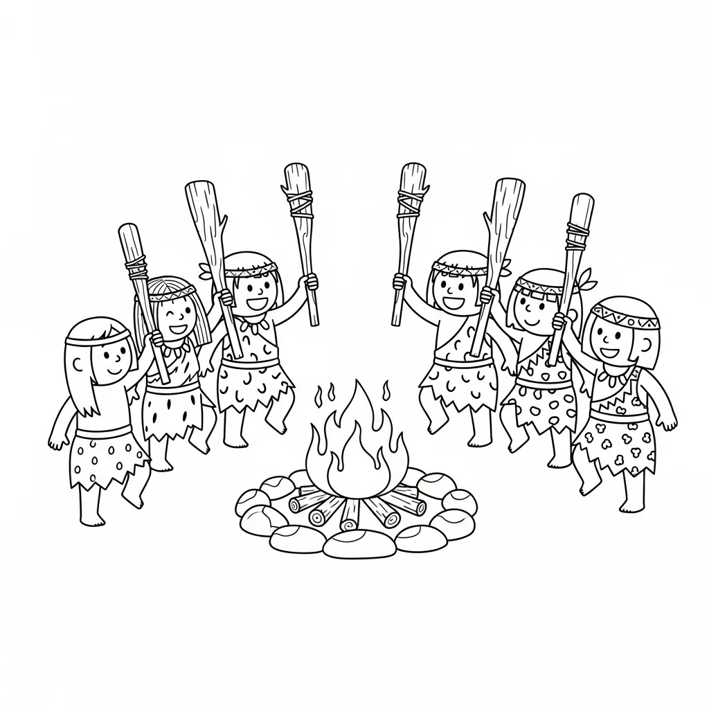 coloriage Préhistoire a imprimer gratuit