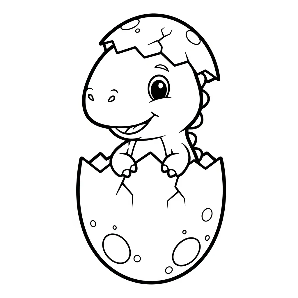 coloriage Préhistoire pour bebe a imprimer