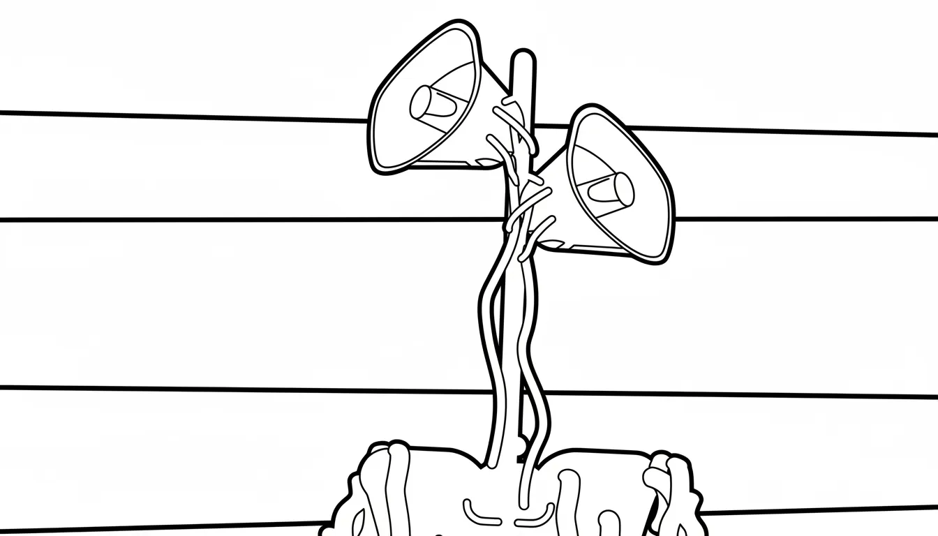 coloriage Siren Head a dessiner et imprimer