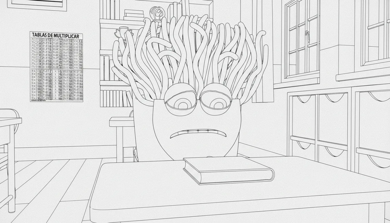 coloriage Spaghetti Toilette en ligne