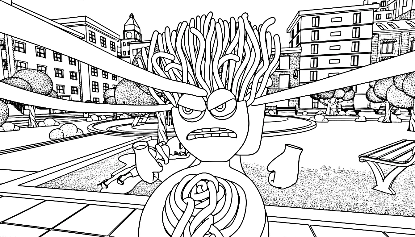 coloriage Spaghetti Toilette à imprimer pdf gratuit